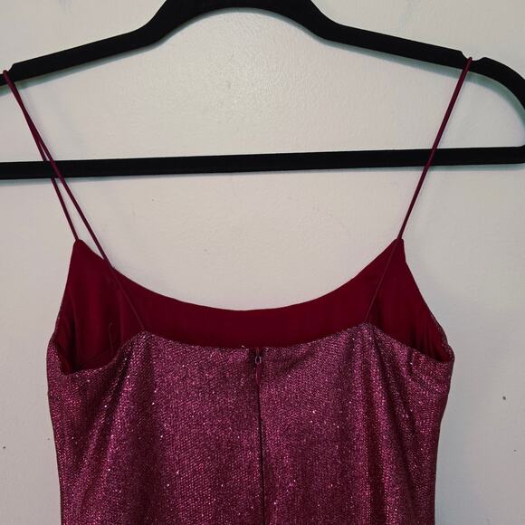 Babyboo Mikayla Mini Dress Red Party Shimmer Glitter Women's Size XS - Picture 8 of 9